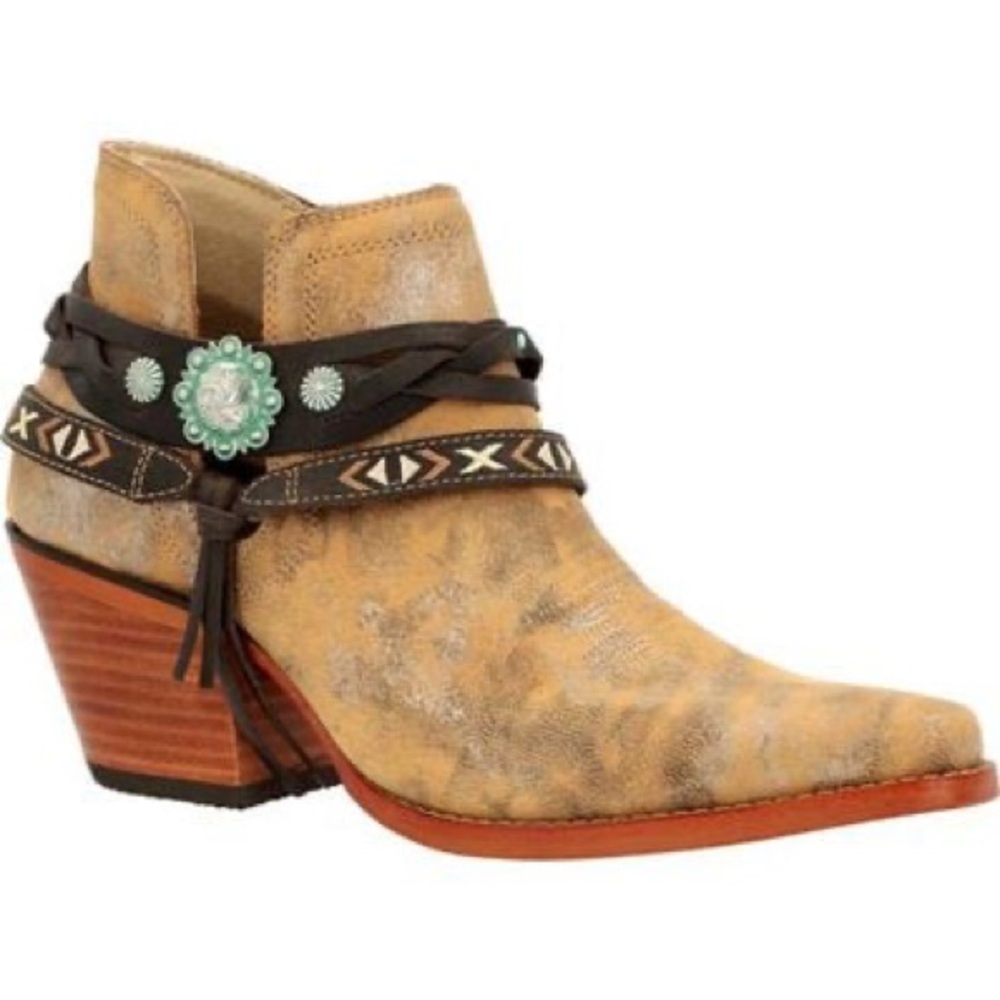 Crush™ by Durango® Women's Antique Silver Western Bootie size 9 1/2